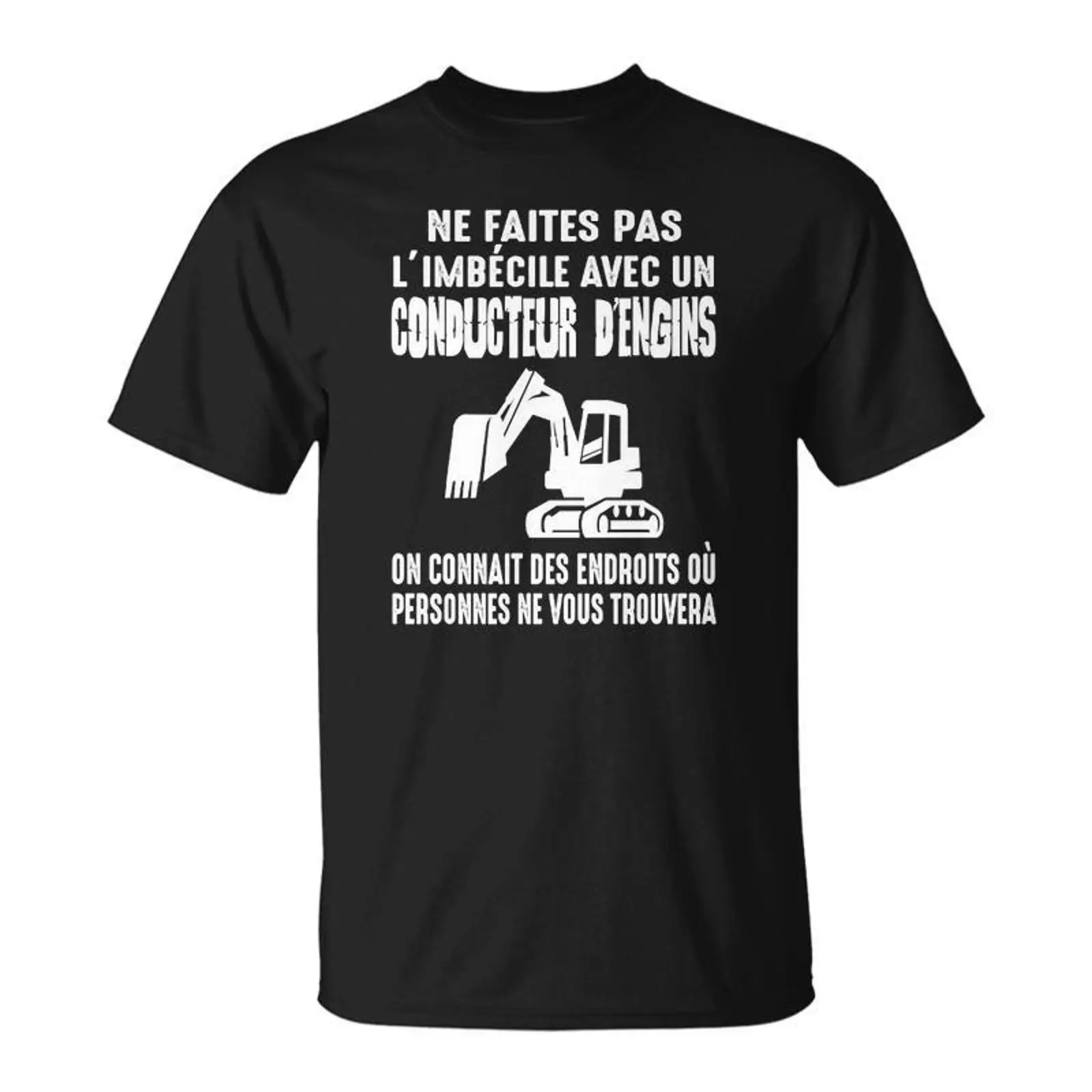 Heavy Equipment Operator Shirts - T-shirt voor zwaar materieel machinist, donkere
