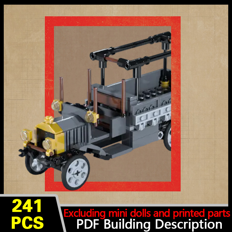Heavy Equipment Game - Zware transportvrachtwagen Model MOC Bouwstenen Oorlogsmateriaal
