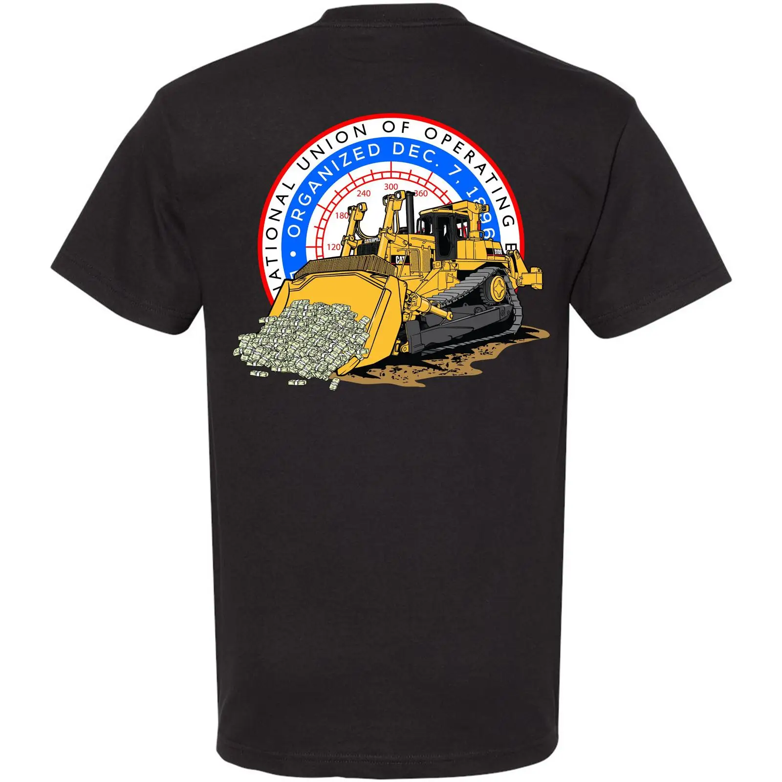 Heavy Equipment Operator Shirts - Internationale Unie van Bedrijfsingenieurs Bulldozer T-shirt