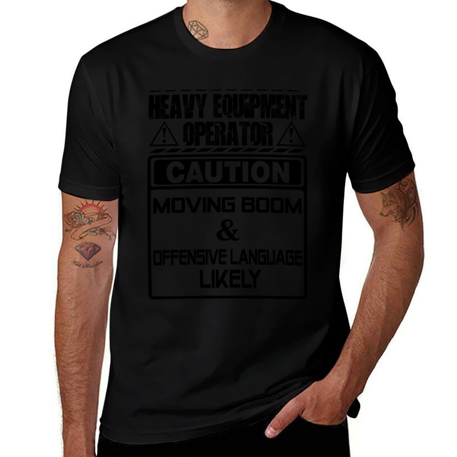 Heavy Equipment Operator Shirts - Achtergrond Vector Boltheavy operator van zwaar