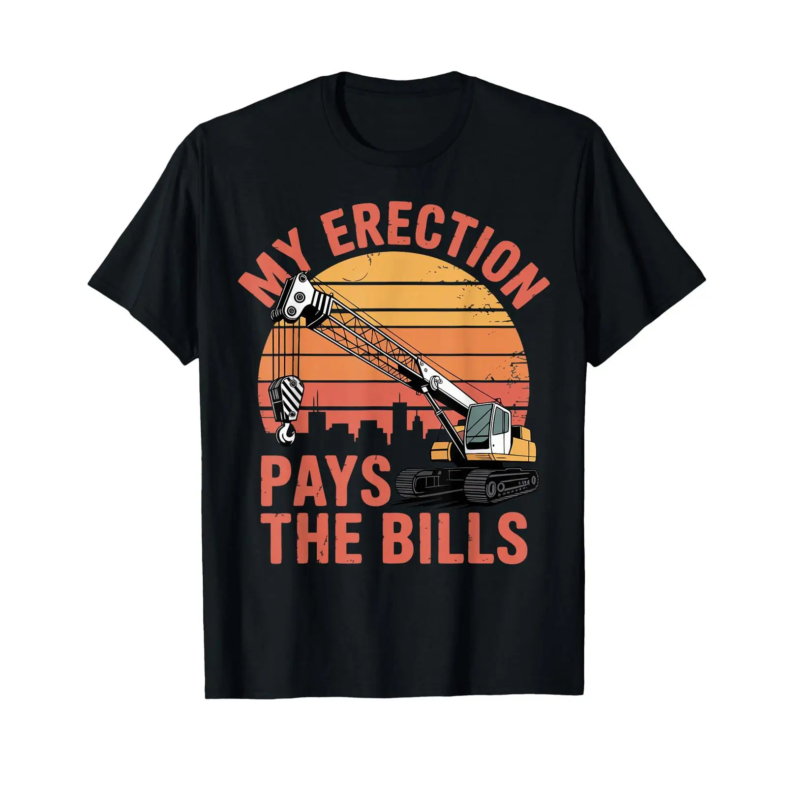 Heavy Equipment Operator Shirts - Professionele Kraanbediener T-shirt met zware apparatuur